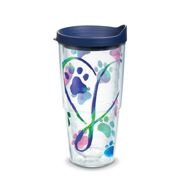 Tervis 24oz Multi Color Floral ~ MOM ~ Tumbler Cup w/ Lid NEW